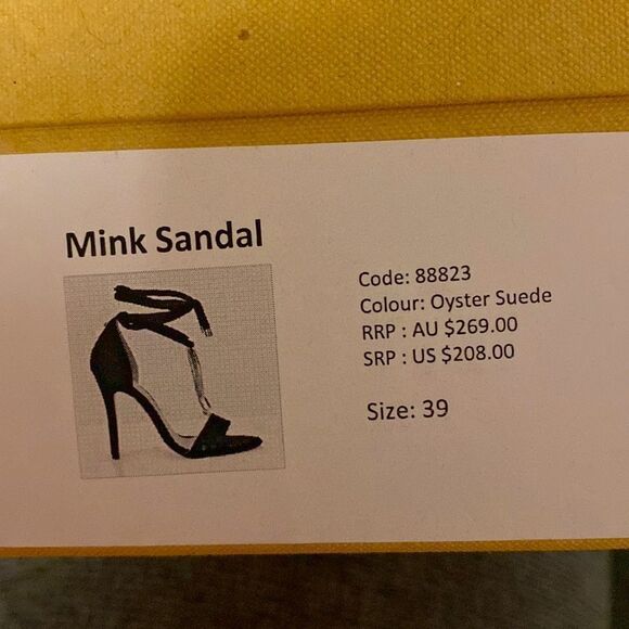 New MODE Collective Mink Sandals - Picture 4 of 8